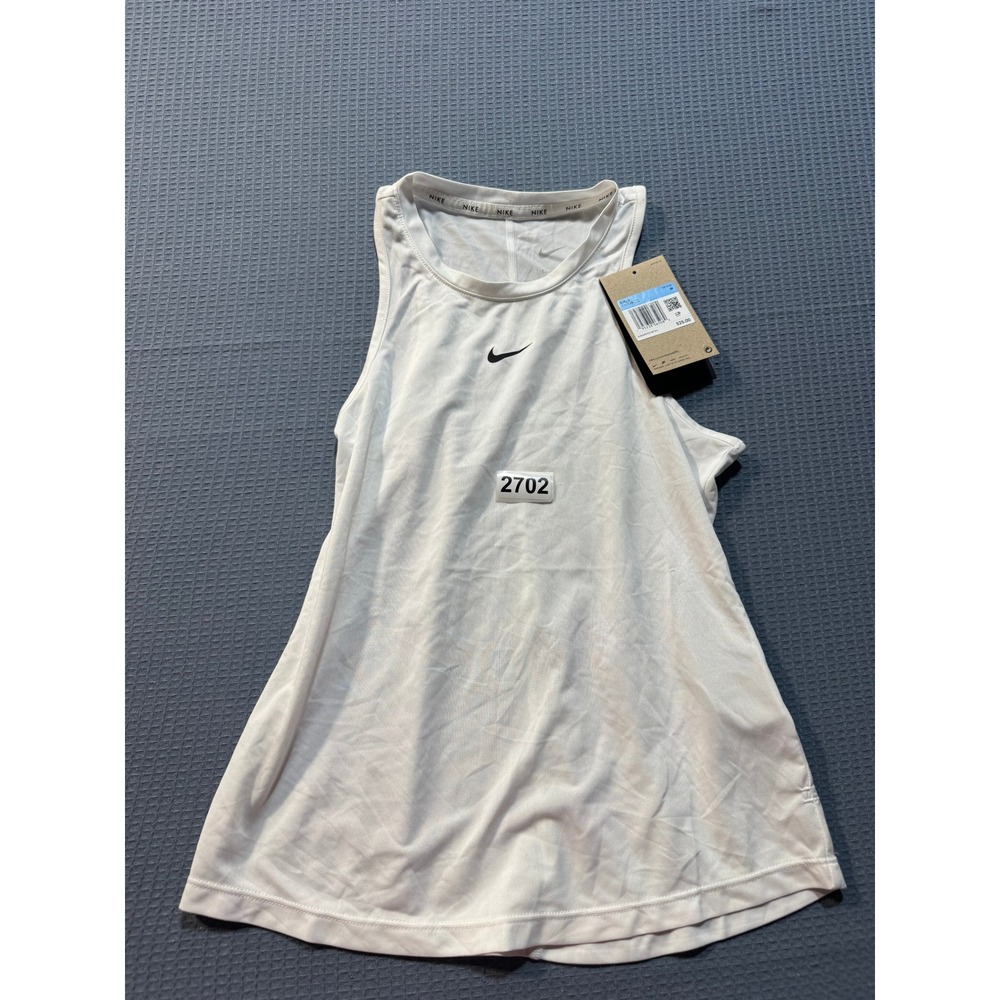 Nike Dri-FIT Training Tank Top Girls Medium White New